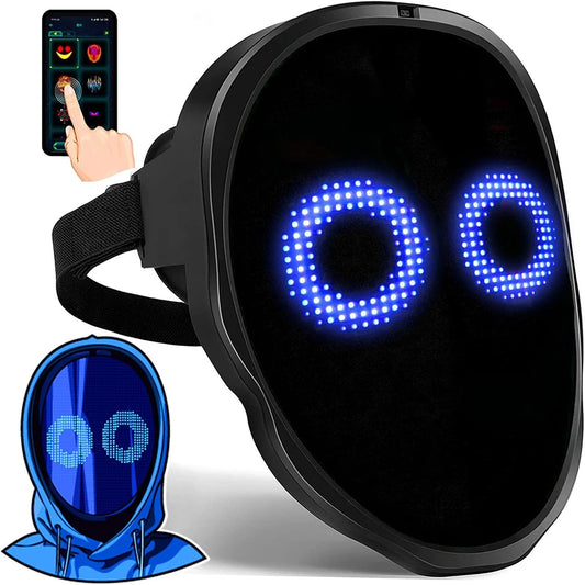 C & O™ LED Mask – Bluetooth Party LED Mask