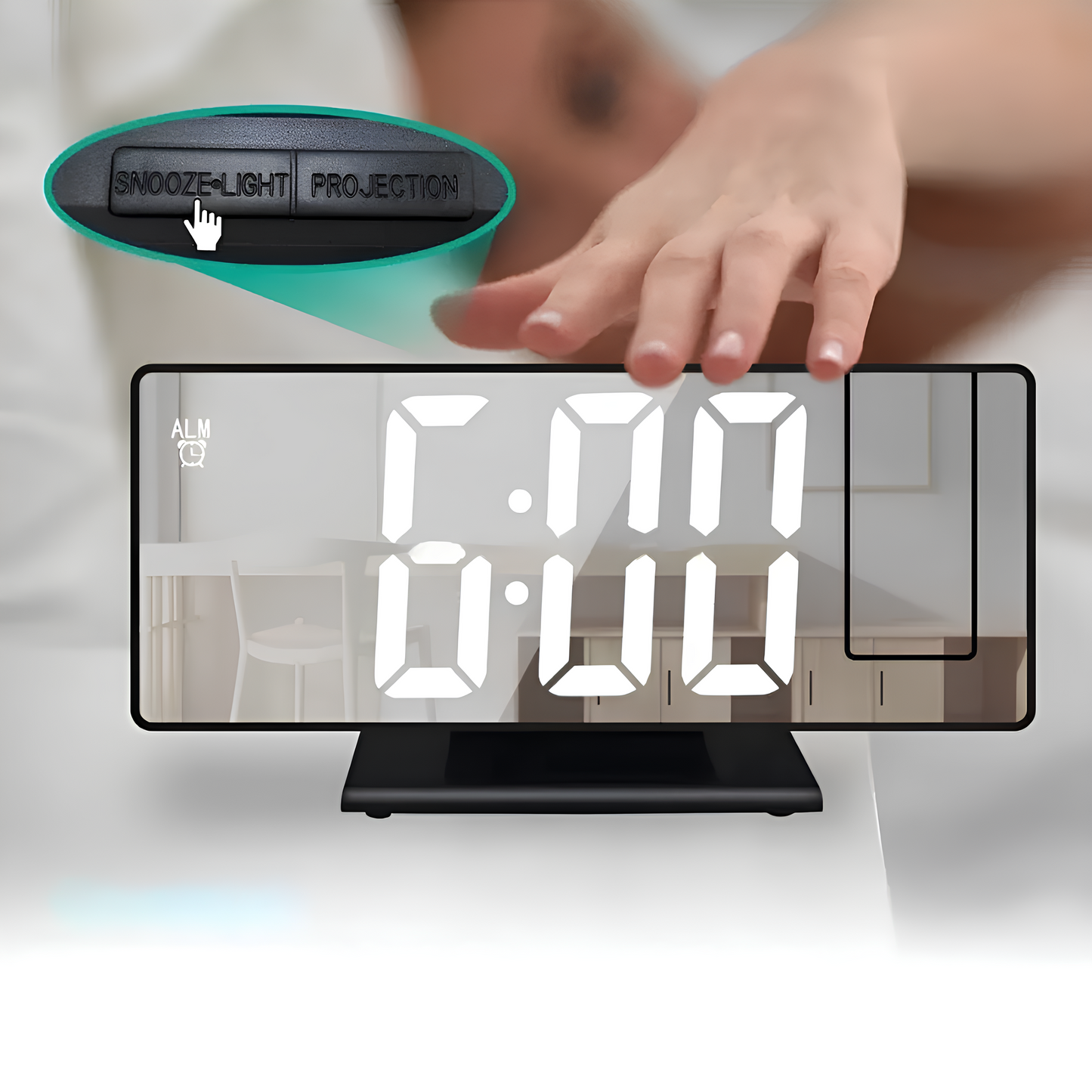 C & O™ LED Alarm – Digital Table Clock